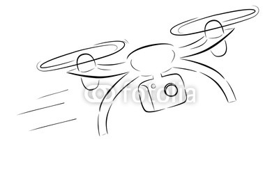 400x267 simple sketch fly and fast moving drone buy photos ap images - Drone Drawing