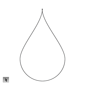 350x350 rain drop shape adobe illustrator creative cure - Drop Drawing