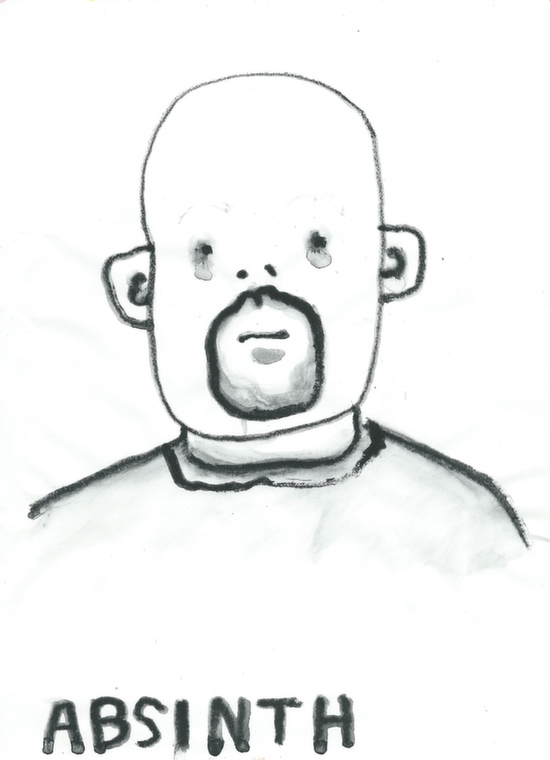 550x760 this artist drew self portraits on different drugs - Drugs Drawing