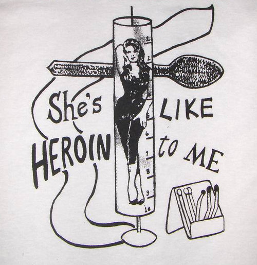 500x515 love drawing illustration girl text drugs drug lust woman spoon - Drugs Drawing