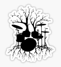 210x230 Drum Set Drawing Stickers Redbubble - Drum Set Drawing