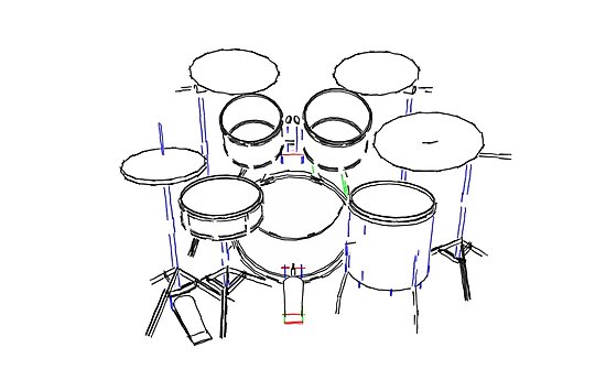 Drum Set Drawing at PaintingValley.com | Explore collection of Drum Set ...