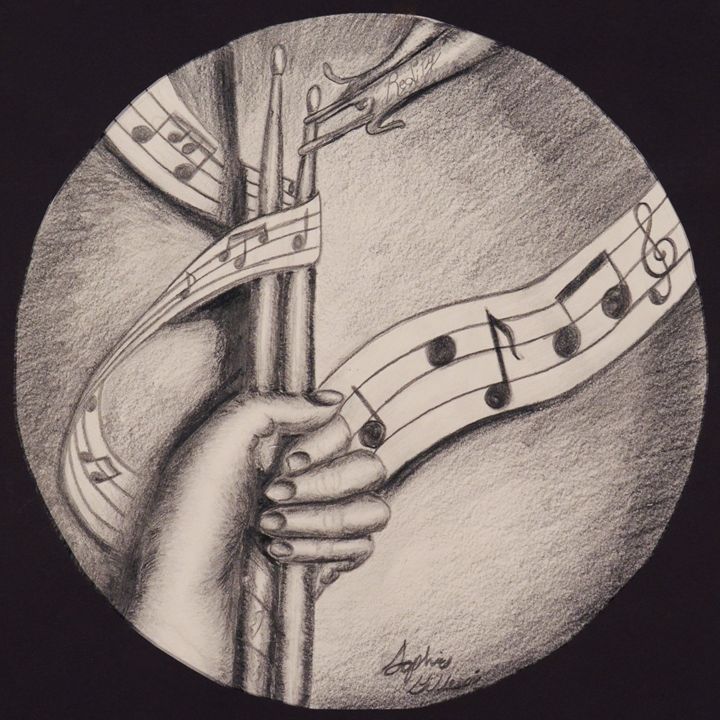 720x720 hand holding drumsticks - Drumstick Drawing