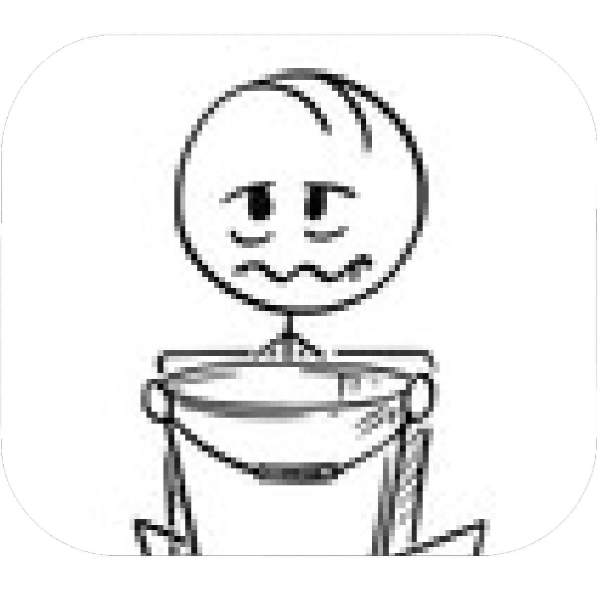 1200x1200 Designs Mein Mousepad Design Mousepad Selbst Designen - Drunk Man Drawing