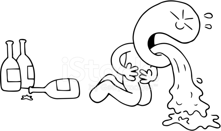 743x440 Drunk Man Is Throwing Up Stock Vector - Drunk Man Drawing