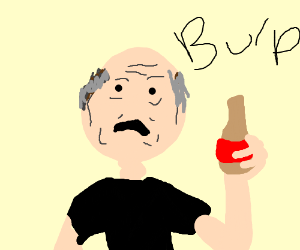300x250 Old Drunk Man Drawing - Drunk Man Drawing