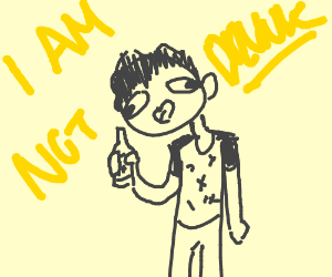 300x250 A Drunk Man Drawing - Drunk Man Drawing