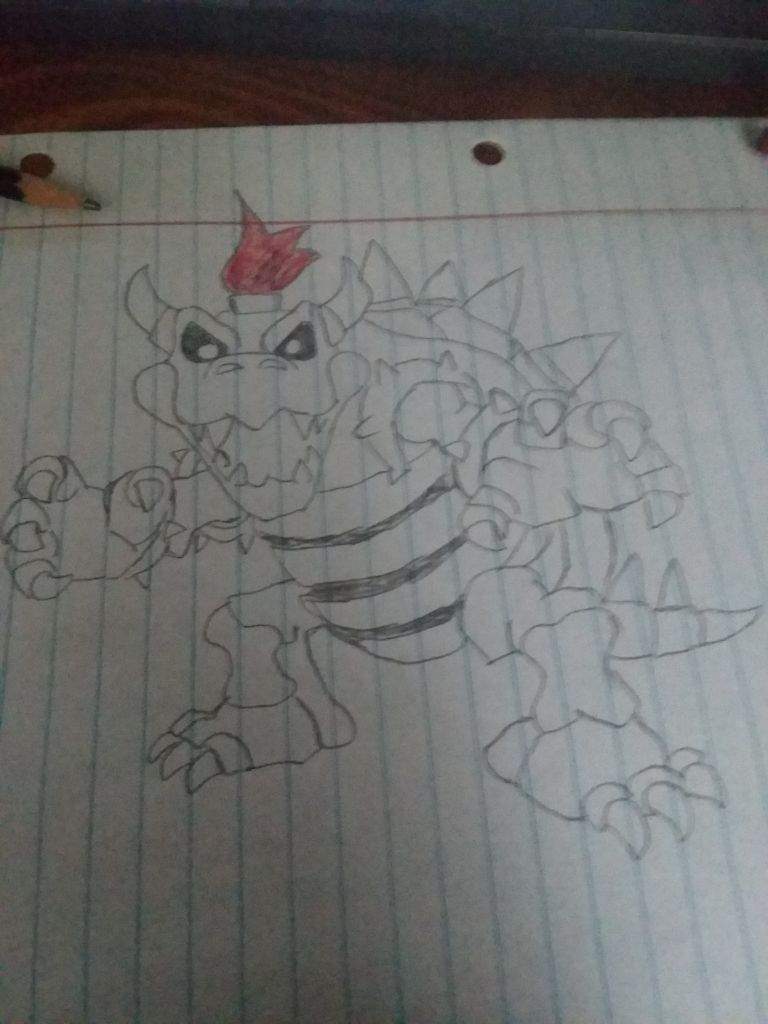 768x1024 Dry Bowser Drawing!!!!! Mario Amino - Dry Bowser Drawing