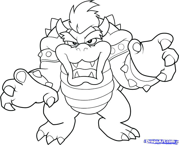 736x596 Dry Bowser Drawing - Dry Bowser Drawing