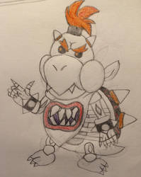 199x250 Dry Bowser Jr Mockup Drawing - Dry Bowser Drawing