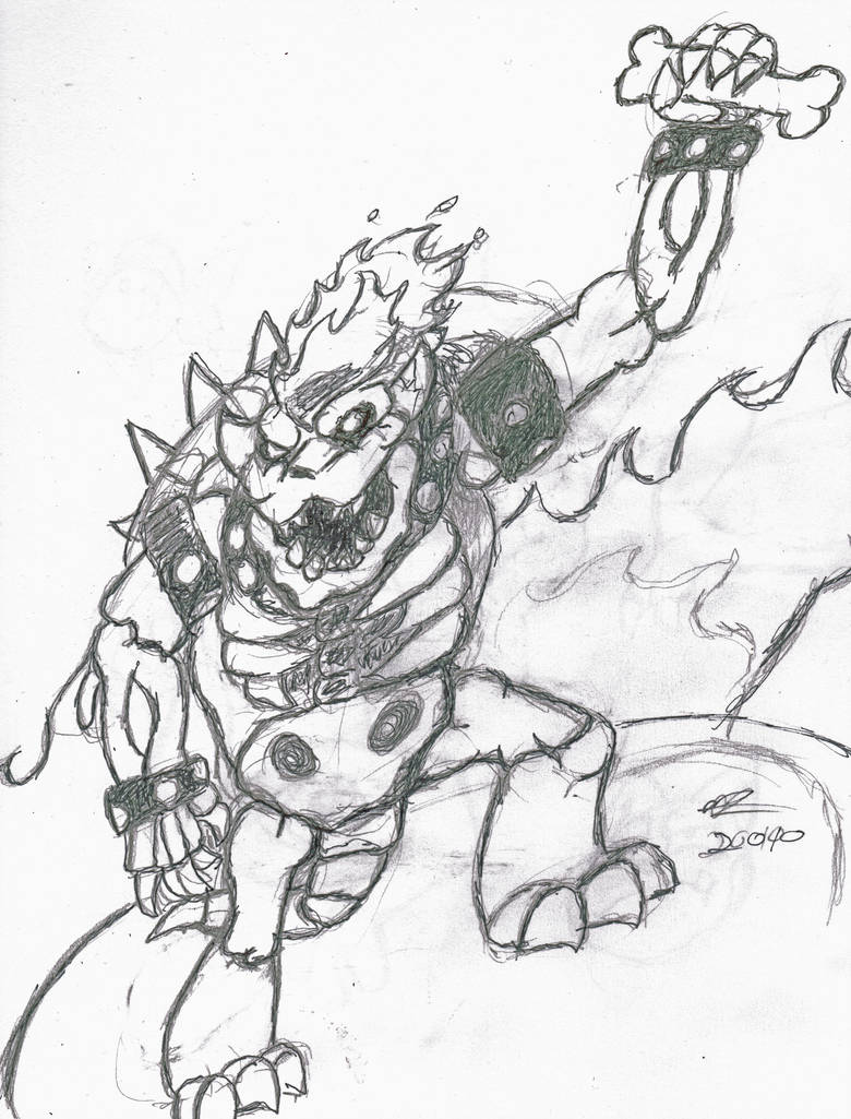 780x1025 Dry Bowser - Dry Bowser Drawing