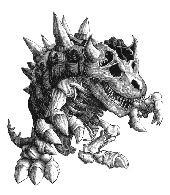 550x630 Dry Bowser Bowser Art, Skeleton Drawings, Art Pictures - Dry Bowser Drawing