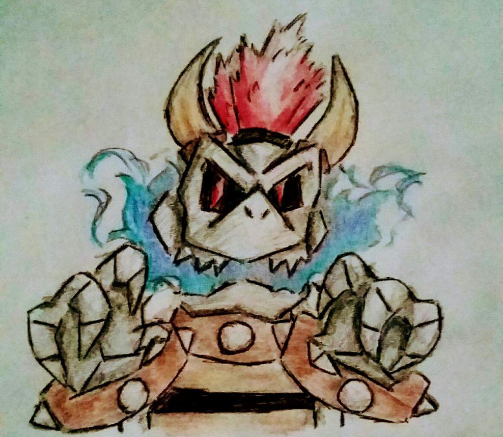 1024x890 Dry Bowser Mario Amino - Dry Bowser Drawing