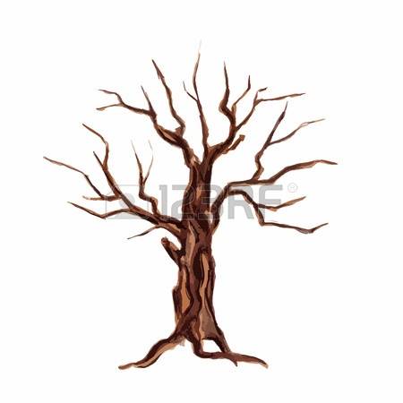 450x450 Dry Trees Clipart - Dry Tree Drawing