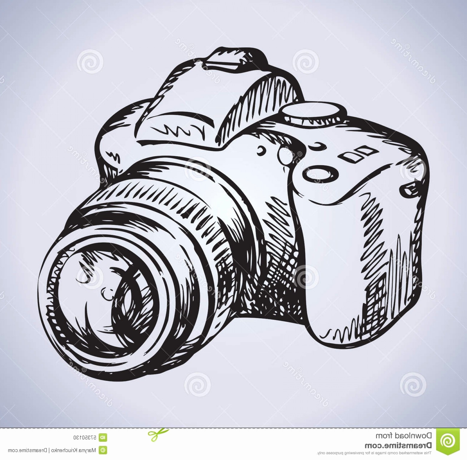 1560x1536 Dslr Camera Sketch Elegant Drawing Of A Digital Slr Camera Royalty - Dslr Camera Drawing