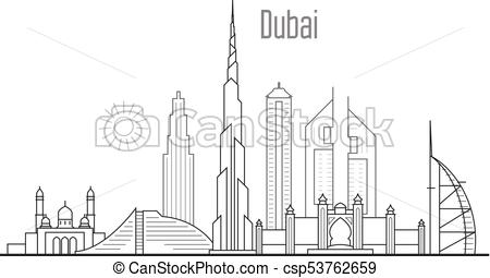 450x255 dubai city skyline - Dubai Drawing