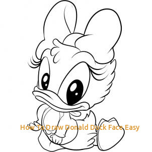 302x302 How To Draw Donald Duck Face Easy - Duck Drawing Easy