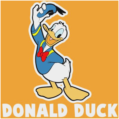 400x400 Donald Duck Drawing Tutorial Unique Best Drawing For Kids - Duck Drawing For Kids