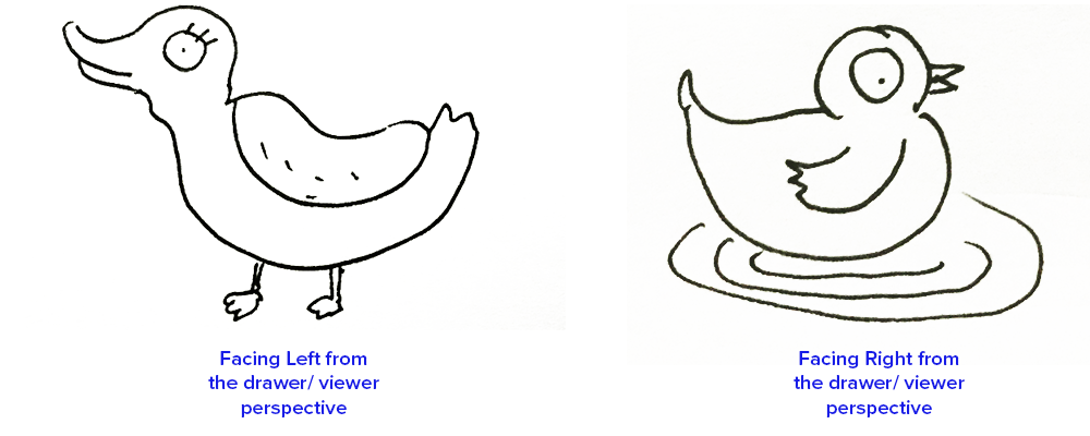 1000x400 Personality - Duck Drawing Images
