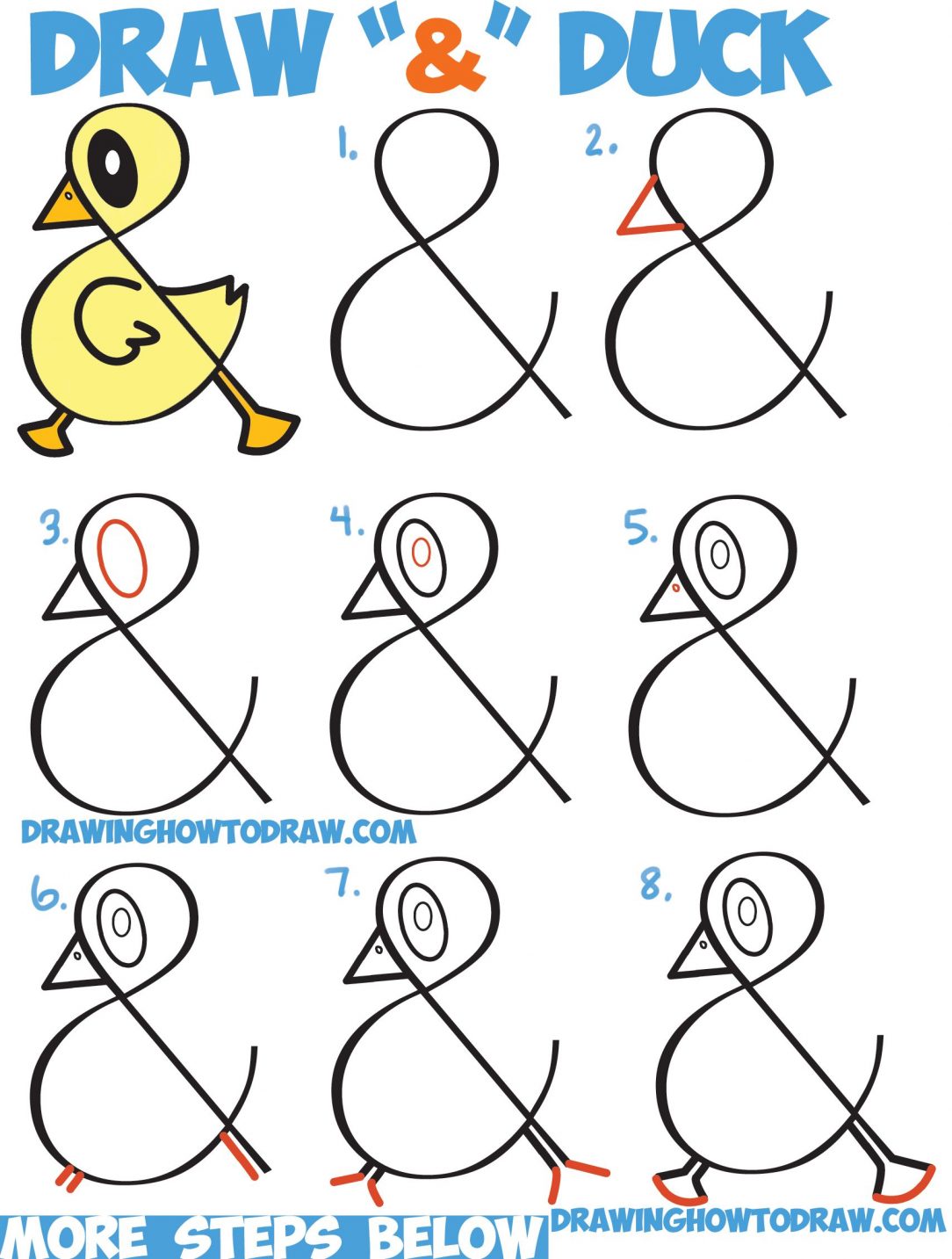 1084x1433 Duck Drawing Images Download Face Easy Donald Steps For Kids - Duck Drawing Kids