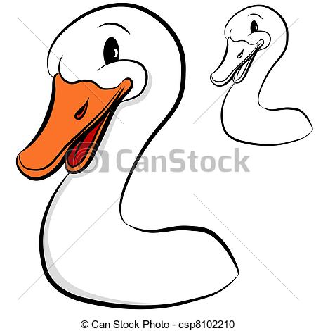 450x470 duck head an image of a duck head - Duck Head Drawing
