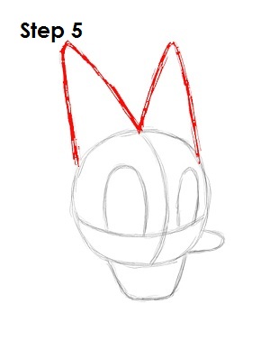 300x388 How To Draw Daisy Duck - Duck Head Drawing