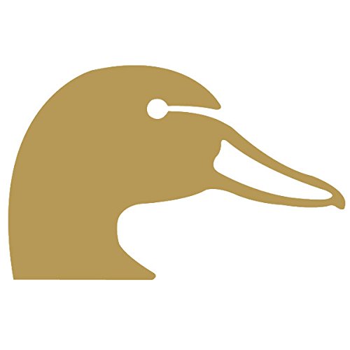 500x500 Duck Head Vinyl Sticker Automotive - Duck Head Drawing