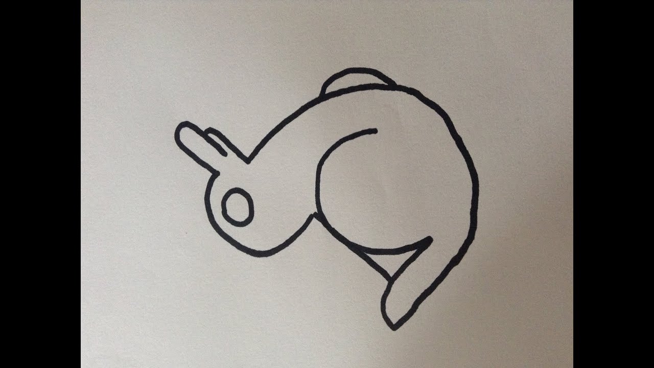 1280x720 How To Draw Optical Illusion - Duck Or Rabbit Drawing