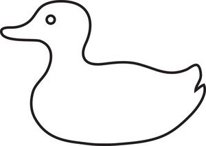 300x213 duck outline duck theme duck outline, soap carving patterns - Duck Outline Drawing