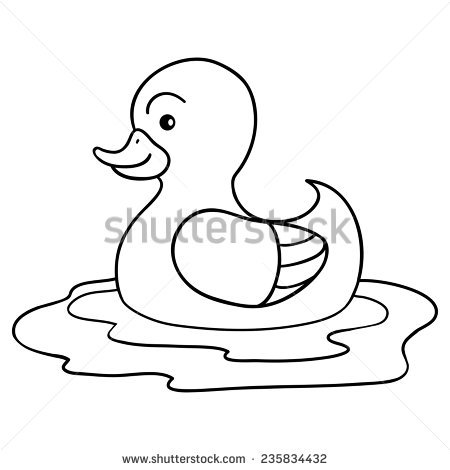 Duck Outline Drawing at PaintingValley.com | Explore collection of Duck ...