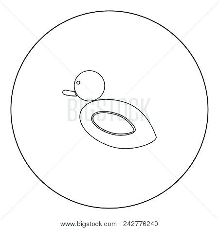 450x470 duck icon black color vector photo free trial duck icon black - Duck Outline Drawing