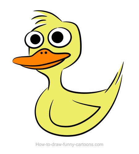 450x500 Duck Drawings - Duck Picture Drawing