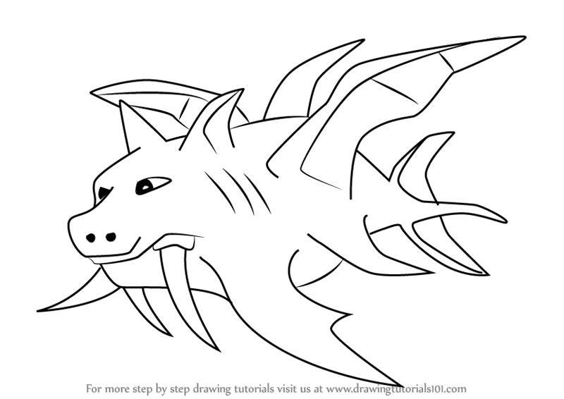 800x566 Learn How To Draw Duke Fishron From Terraria - Duke Drawing