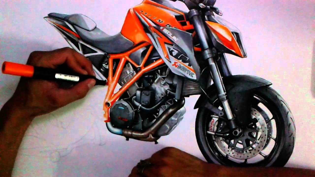 1280x720 Drawing Super Duke - Duke Drawing