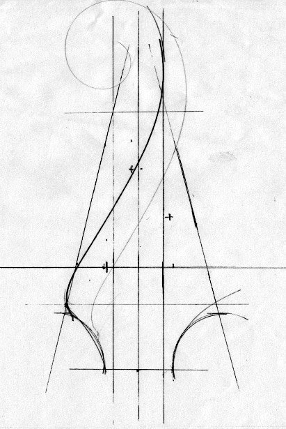 411x615 New Dulcimer Like Instruments On The Drawing Board Doug Berch - Dulcimer Drawing