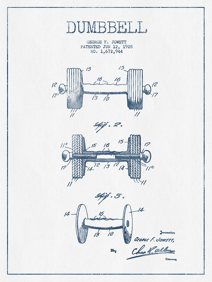 675x900 Dumbbell Patent Drawing - Dumbbell Drawing