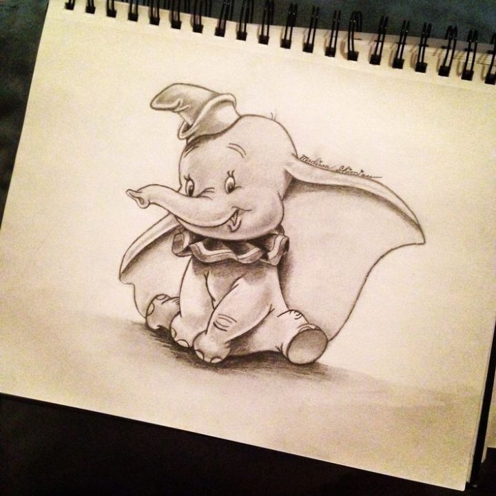 720x720 dumbo sketchstudy - Dumbo Drawing