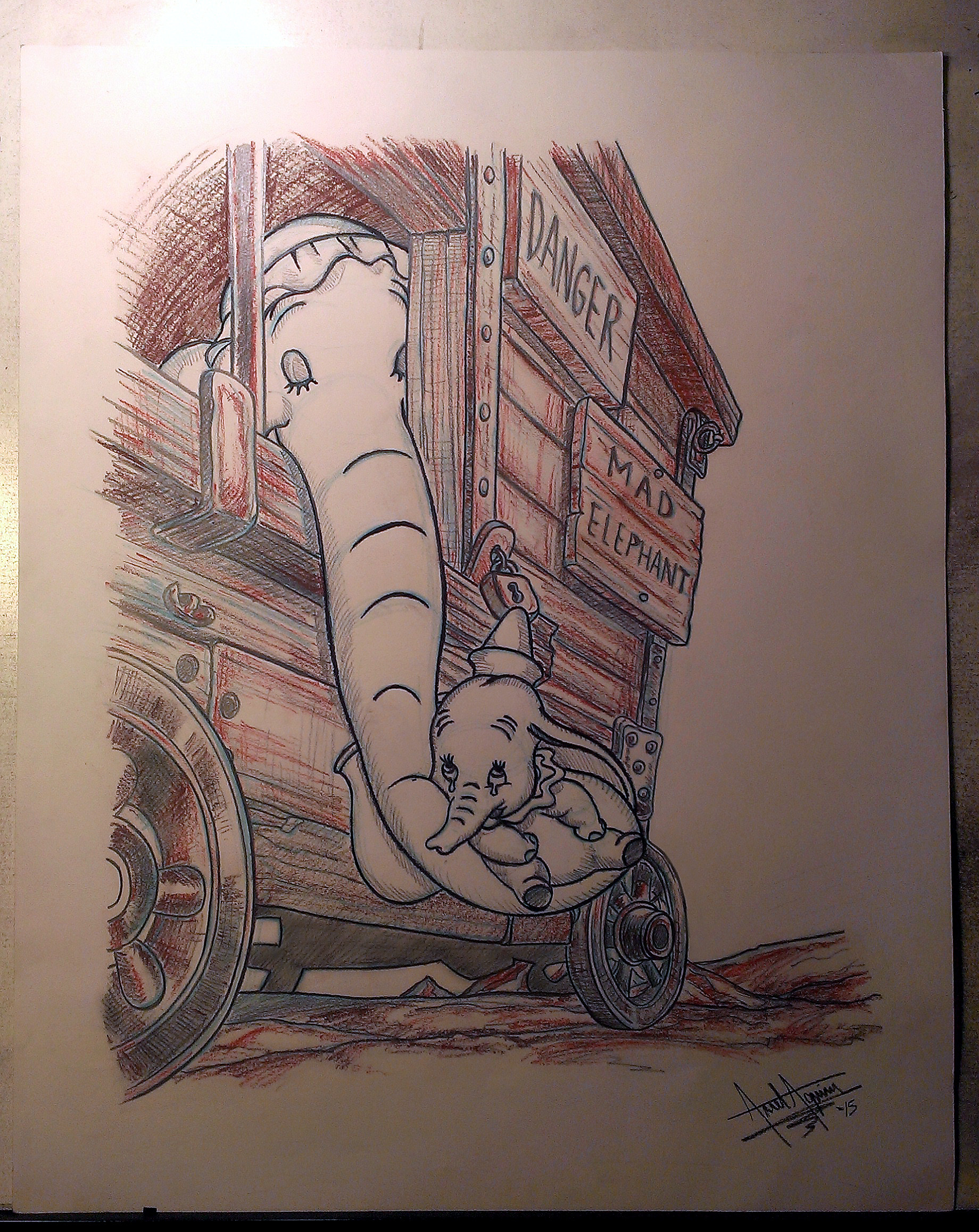 1840x2316 artstation - Dumbo Drawing