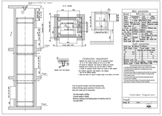 324x233 dumbwaiters drawings electric dumbwaiter manufacuters in singapore - Dumbwaiter Drawing