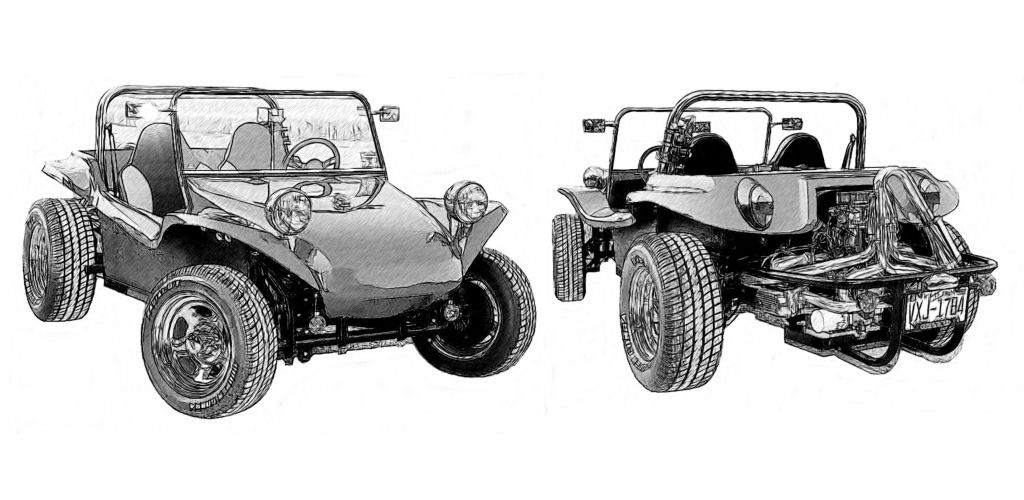 How To Draw A Dune Buggy