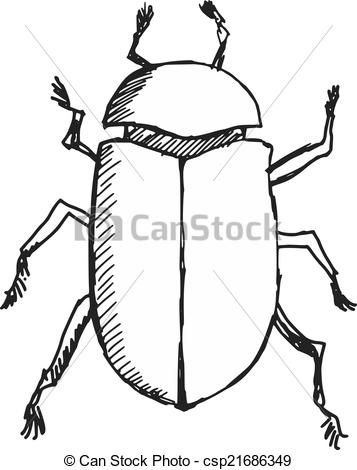 357x470 Dung Beetle Clipart - Dung Beetle Drawing