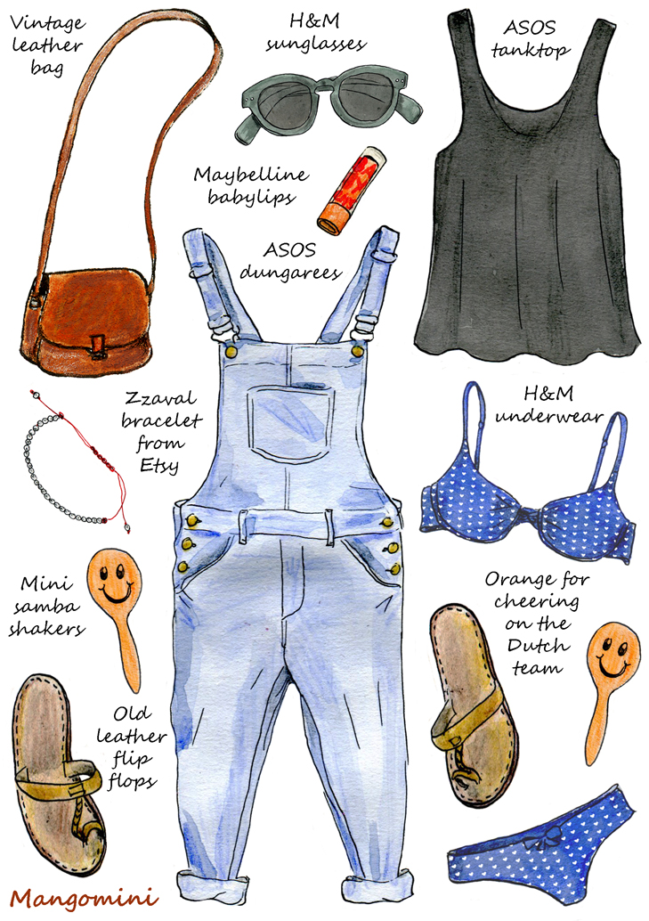 729x1034 Dungarees Cindy Mangomini - Dungarees Drawing