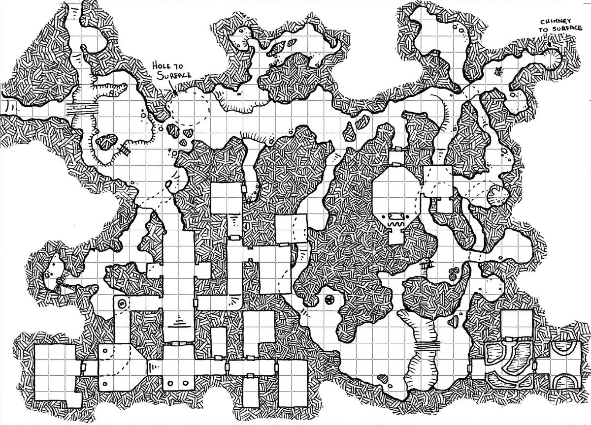 1200x864 Old School! Hand Drawn Dungeon Maps - Dungeon Drawing