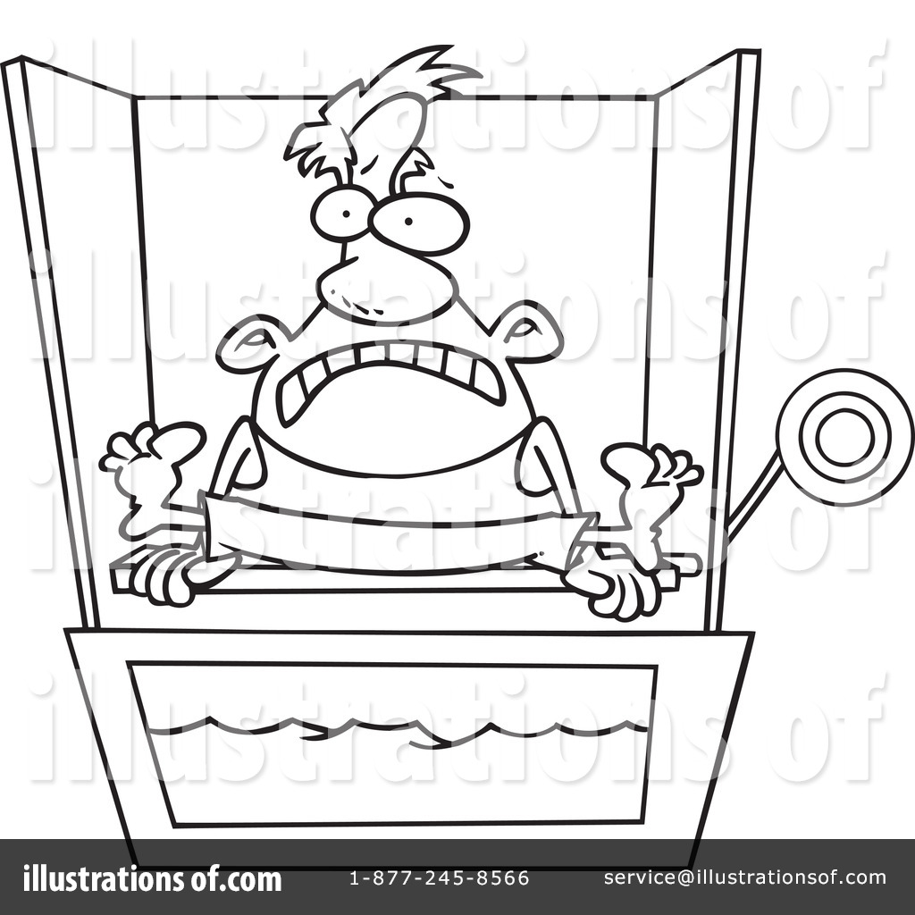 1024x1024 Dunk Tank Clipart - Dunk Tank Drawing