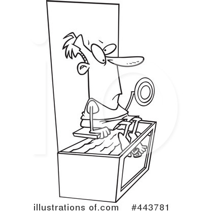 400x420 Dunk Tank Clipart - Dunk Tank Drawing