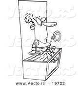 164x175 Royalty Free Dunk Tank Stock Vector Designs - Dunk Tank Drawing