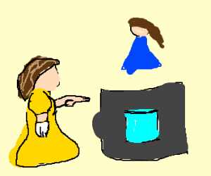300x250 Belle Tricks Megara - Dunk Tank Drawing