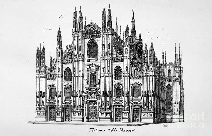 Duomo Drawing At Paintingvalley Com Explore Collection Of Duomo