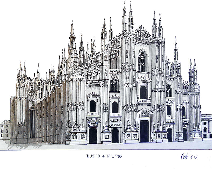 Duomo Drawing At Paintingvalley Com Explore Collection Of Duomo