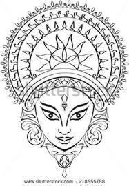 187x270 I Want A Drawing On Durga Puja Of Kolkata Please!!! - Durga Drawing